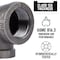 B & K STZ Industries 1 in. FIP each X 1 in. D FIP Black Malleable Iron 90 Degree Elbow 310UPE90-1 - alternate 4